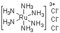 六氨合三氯化钌分子结构 (CAS 14282-91-8)