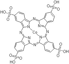 (4,4',4'',4'''-Tetrasulfophthalocyaninato)cobalt molecular structure (CAS 14285-59-7)