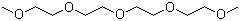 structure of CAS# 143-24-8, Tetraethylene glycol dimethyl ether;Bis[2-(2-methoxyethoxy)ethyl] ether; Dimethoxytetraglycol; Tetraglyme; 2,5,8,11,14-Pentaoxapentadecane