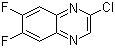 结构式 CAS# 143007-15-2, 2-氯-6,7-二氟喹喔啉