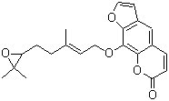 (E)-9-[[5-(3,3-Dimethyloxiranyl)-3-methyl-2-pentenyl]oxy]-7H-furo[3,2-g][1]benzopyran-7-one molecular structure (CAS 143390-87-8)