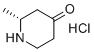 (R)-2-Methylpiperidin-4-one hydrochloride molecular structure (CAS 1434126-97-2)