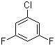 structure of CAS# 1435-43-4, 3,5-Difluorochlorobenzene;1-Chloro-3,5-difluorobenzene