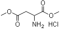 结构式 CAS# 14358-33-9, DL-天冬氨酸二甲基酯盐酸盐