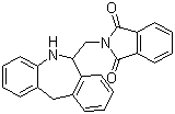 structure of CAS# 143878-20-0, 6-(Phthalimidomethyl)-6,11-dihydro-5H-dibenz[b,e]azepine;2-(6,11-dihydro-5H-benzo[c][1]benzazepin-6-ylmethyl)isoindole-1,3-dione