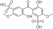 2,2'-Dihydroxy-4,4'-dimethoxybenzophenone-5,5'-disulfonic acid molecular structure (CAS 143982-77-8)
