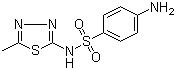 Sulfamethizole molecular structure (CAS 144-82-1)
