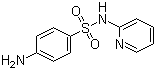 structure of CAS# 144-83-2, Sulfapyridine;2-Sulfapyridine; 4-((2-Pyridylamino)sulfonyl)aniline; 4-amino-N-(2-pyridinyl)benzenesulfonamide