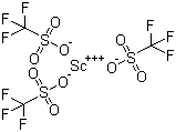 structure of CAS# 144026-79-9, Scandium trifluoromethanesulfonate