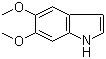 structure of CAS# 14430-23-0, 5,6-Dimethoxyindole;5,6-Dimethoxy-1H-indole