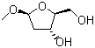 Methyl-2-deoxy-beta-L-erythro-pentofuranose molecular structure (CAS 144301-85-9)