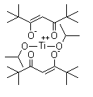 Diisopropoxybis(2,2,6,6-tetramethyl-3,5-heptanedionato)titanium molecular structure (CAS 144665-26-9)