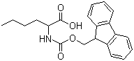structure of CAS# 144701-20-2, Fmoc-DL-Norleucine;Fmoc-DL-Nle-OH; Fmoc-DL-2-aminohexanoic acid