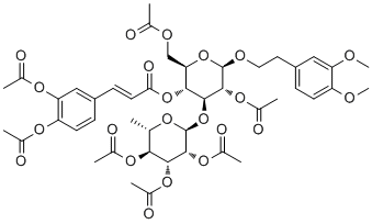 Brachynoside heptaacetate molecular structure (CAS 144765-80-0)