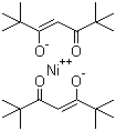 structure of CAS# 14481-08-4, Nickel bis(dipivaloylmethanate);Bis(2,2,6,6-tetramethyl-3,5-heptanedionato)nickel; Bis(2,2,6,6-tetramethylheptane-3,5-dionato)nickel(II)