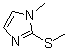 结构式 CAS# 14486-52-3, 1-甲基-2-(甲硫基)咪唑