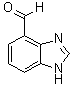 结构式 CAS# 144876-36-8, 1H-苯并咪唑-4-甲醛