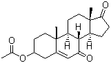 结构式 CAS# 1449-61-2, 7-酮基去氢表雄酮醋酸酯