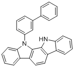 11-([1,1'-Biphenyl]-3-yl)-11,12-dihydroindolo[2,3-a]carbazole molecular structure (CAS 1449754-80-6)