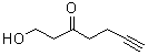 结构式 CAS# 1450754-40-1, 1-羟基-6-庚炔-3-酮
