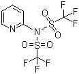 structure of CAS# 145100-50-1, 2-[N,N-Bis(trifluoromethylsulfonyl)amino]pyridine