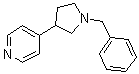 4-[1-苄基-3-吡咯烷基]吡啶分子结构 (CAS 145105-06-2)