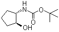 结构式 CAS# 145106-43-0, ((1S,2S)-2-羟基环戊基)氨基甲酸叔丁酯