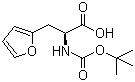 Boc-L-3-(2-Furyl)alanine molecular structure (CAS 145206-40-2)