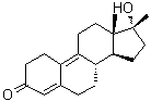 (17beta)-17-Hydroxy-17-methylestra-4,9-dien-3-one molecular structure (CAS 14531-89-6)