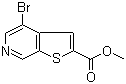 结构式 CAS# 145325-40-2, 4-溴噻吩并[2,3-c]吡啶-2-甲酸甲酯
