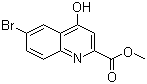 Methyl 6-bromo-4-hydroxyquinoline-2-carboxylate molecular structure (CAS 145369-93-3)