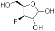 3-Deoxy-3-fluoro-D-xylofuranose molecular structure (CAS 14537-01-0)