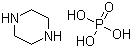 Piperazine phosphate molecular structure (CAS 14538-56-8)