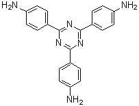 结构式 CAS# 14544-47-9, 2,4,6-三(4-氨基苯基)-1,3,5-三嗪
