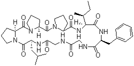 Heterophyllin B molecular structure (CAS 145459-19-4)