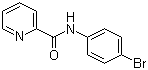 structure of CAS# 14547-73-0, N-(4-Bromophenyl)pyridine-2-carboxamide;4'-Bromopicolinanilide