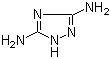 structure of CAS# 1455-77-2, Guanazole;1H-1,2,4-Triazole-3,5-diamine; 3,5-Diamino-1H-1,2,4-triazole