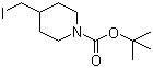 1-Boc-4-iodomethylpiperidine molecular structure (CAS 145508-94-7)