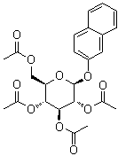 2-Naphthalenyl beta-D-glucopyranoside 2,3,4,6-tetraacetate molecular structure (CAS 14581-89-6)