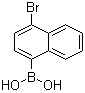 structure of CAS# 145965-14-6, 1-Bromonaphthalene-4-boronic acid