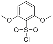 2,6-Dimethoxybenzenesulfonyl chloride molecular structure (CAS 145980-89-8)
