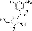 2-Chloroadenosine molecular structure (CAS 146-77-0)