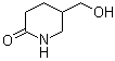 5-(Hydroxymethyl)piperidin-2-one molecular structure (CAS 146059-77-0)