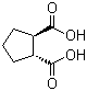 trans-1,2-Cyclopentanedicarboxylic acid molecular structure (CAS 1461-97-8)