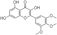 3,5,7-Trihydroxy-3',4',5'-trimethoxyflavone molecular structure (CAS 146132-95-8)