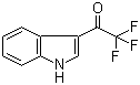 结构式 CAS# 14618-45-2, 2,2,2-三氟-1-(1H-吲哚-3-基)-1-乙酮