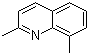 结构式 CAS# 1463-17-8, 2,8-二甲基喹啉