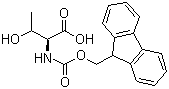 结构式 CAS# 146306-75-4, N-芴甲氧羰基-L-别苏氨酸