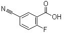 结构式 CAS# 146328-87-2, 5-氰基-2-氟苯甲酸