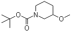 tert-Butyl 3-methoxypiperidine-1-carboxylate molecular structure (CAS 146337-23-7)